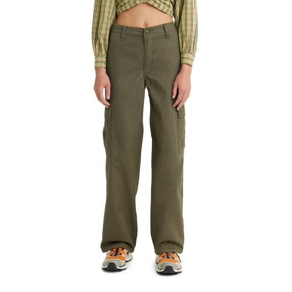 Women's Levi's® '94 Baggy Cargo Pants Color: Army Green Size: 29(US 8)M