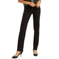 thumbnail image 1 of Women's Levi's® Classic Straight-Leg Jeans Color: Soft Black Size: 29(US 8)L, 1 of 4