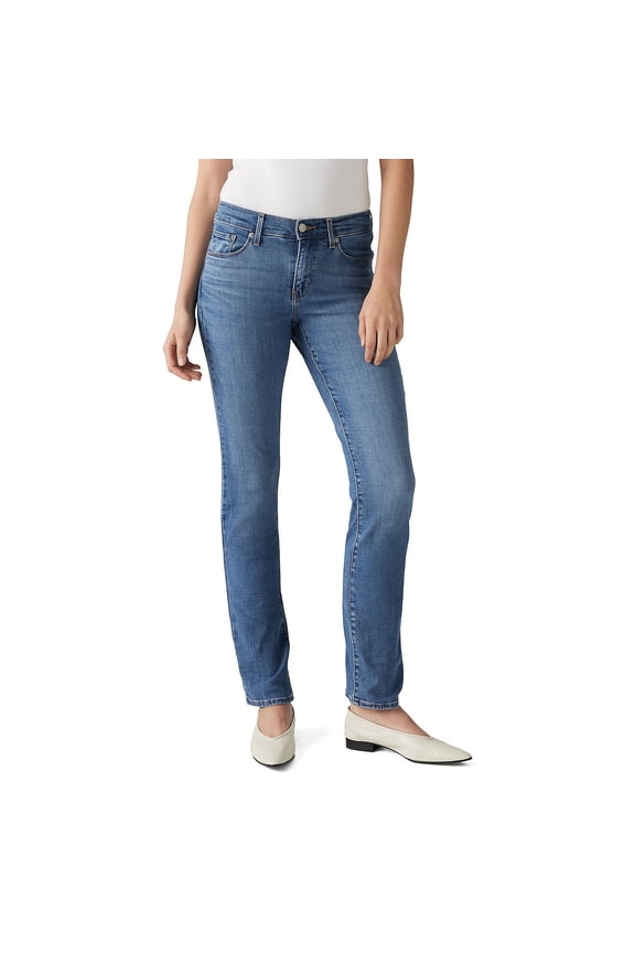 Women's Levi's® Classic Straight-Leg Jeans Color: Lapis Speed Size: 33(US 16)M