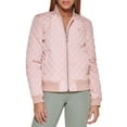 thumbnail image 1 of Women's Levi's® Diamond Quilted Bomber Jacket Color: Rose Mist Size: MEDIUM, 1 of 4