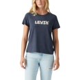 thumbnail image 1 of Women's Levi's® Logo Perfect Tee Color: Flower Navy Blazer Size: X LARGE, 1 of 3
