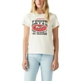 thumbnail image 1 of Women's Perfect Graphic Logo Cotton T-shirt Color: Levis Horse Poster Sugar Swizzle Size: XL, 1 of 3