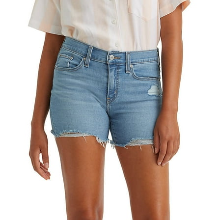 Women's Levi's® Mid-Length Jean Shorts Color: Im Just A Fan Size: 26(US 2)M