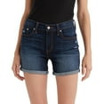 thumbnail image 1 of Women's Levi's® Mid-Length Jean Shorts Color: Young And Old Size: 25(US 0)M, 1 of 4