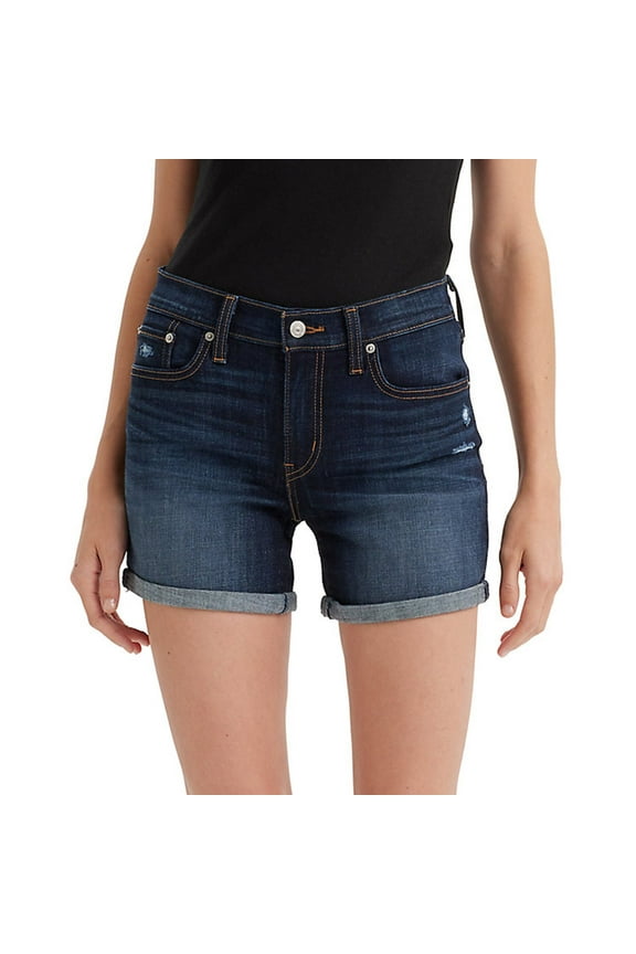 Women's Levi's® Mid-Length Jean Shorts Color: Young And Old Size: 33(US 16)M