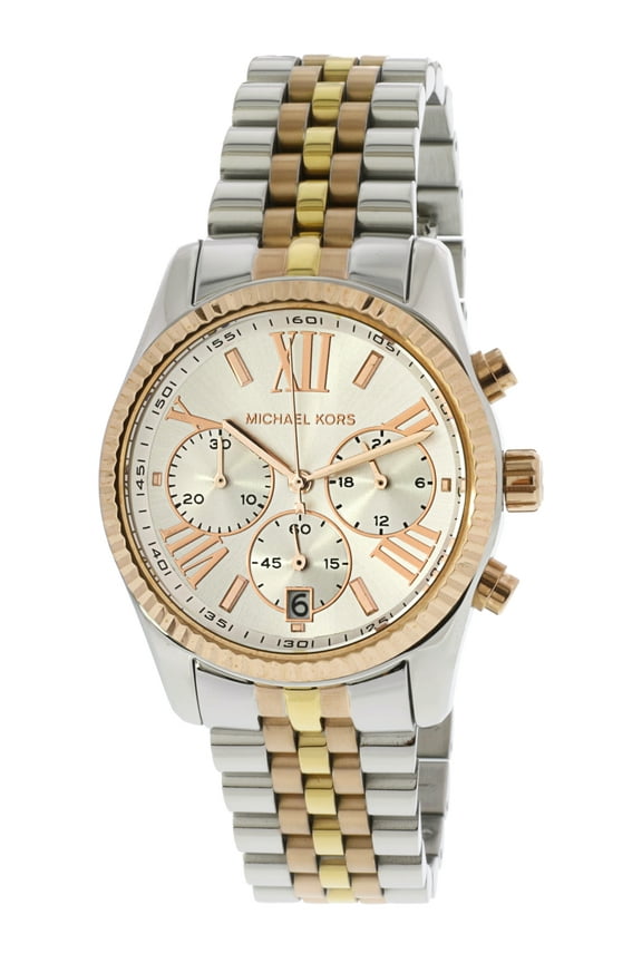 Women's Lexington MK5735 White Stainless-Steel Quartz Fashion Watch