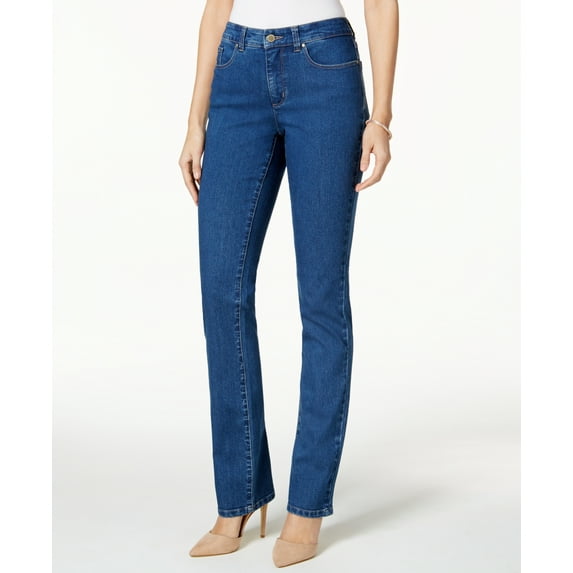 Women's Lexington Tummy Control Straight-Leg Jeans, Short Lengths Lyon Wash 6S