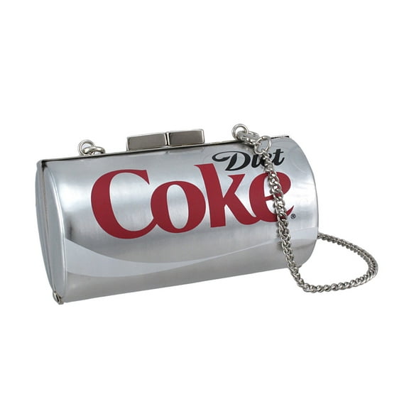 Women's Licensed Diet Coke Can Evening Bag Coca-Cola Clutch Style Handbag