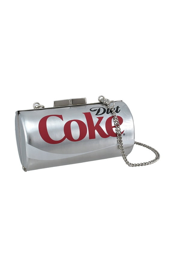 Women's Licensed Diet Coke Can Evening Bag Coca-Cola Clutch Style Handbag