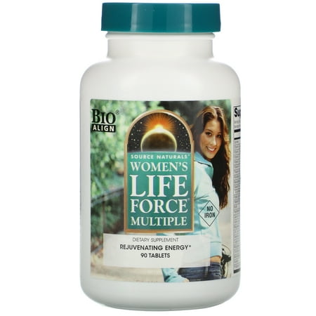 Women's Life Force Multiple, No Iron, 90 Tablets, Source Naturals