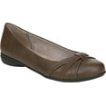 thumbnail image 1 of Women's Life Stride Abigail Ballet Flat Dark Tan Faux Leather 8 M, 1 of 6