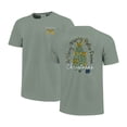 thumbnail image 1 of Women's  Light Green Notre Dame Fighting Irish Christmas Tree Comfort Colors T-Shirt, 1 of 3