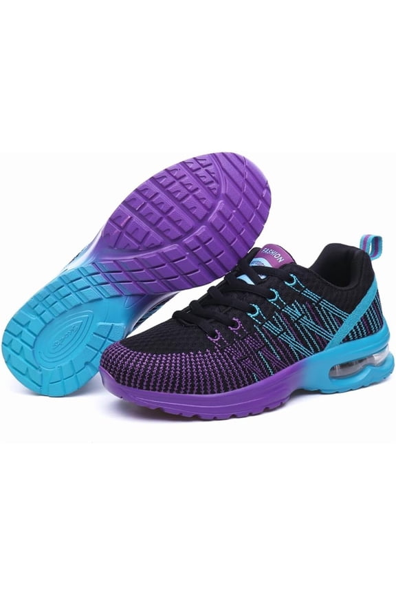 Women's Light Running Shoes - Cushioned Gym Training & Jogging Sneakers for Road or Treadmill