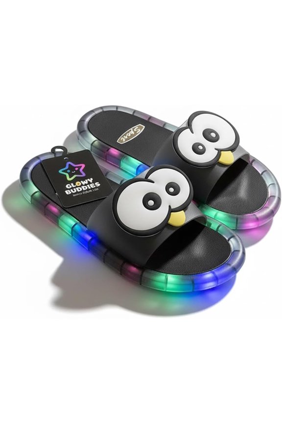 Women's Light-Up Slippers for Women Indoor House Slippers House Shoes Memory Foam Fuzzy Bedroom Cute Open Toe Non Slip Outdoor Platform Slides Pink White Bridal Shower Spa Delivery