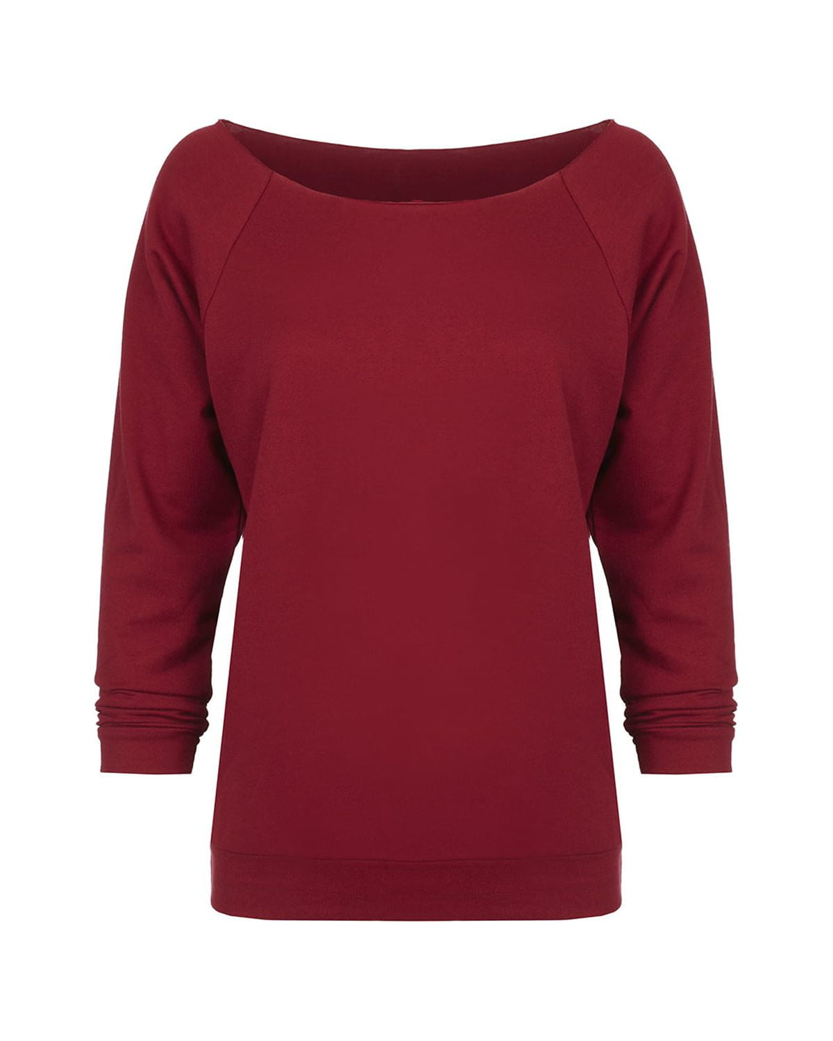 Women's Light Weight French 3/4 Sleeve Raglan Top