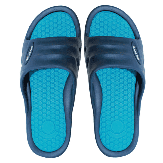 Women's Light Weight Slide Sandals | Beach Flip Flip Water Shoe with Open Toe, Great for Showers, House Slipper, Dorms & Outdoor Use, Turquoise, 11