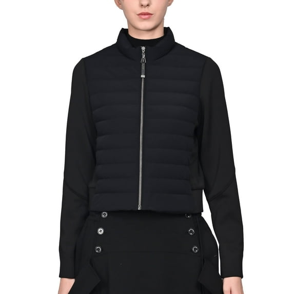 Women's Lightweight 90% Goose Down Puffer Jacket, 700+ Fill Power, Wind-Resistant, Stand Collar (Short Length)