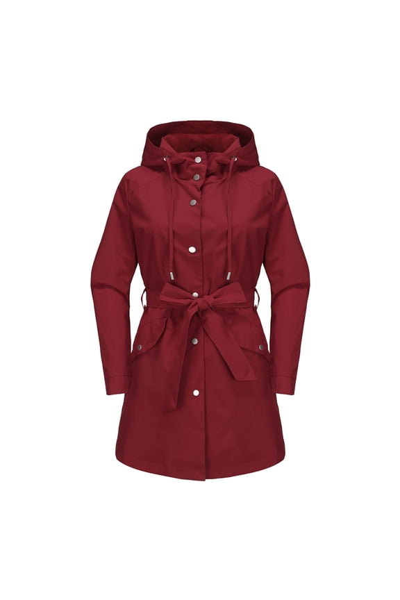 Women's Lightweight Anorak Jacket, Water-Resistant Pullover Hoodie with Utility Pockets, Windproof Spring Fall Shell for Streetwear, Hiking & Commuting
