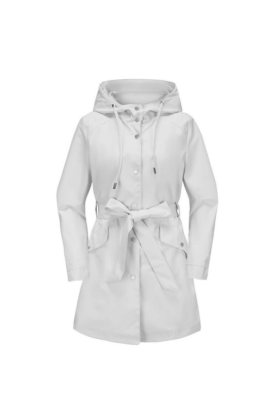 Women's Lightweight Anorak Jacket, Water-Resistant Pullover Hoodie with Utility Pockets, Windproof Spring Fall Shell for Streetwear, Hiking & Commuting