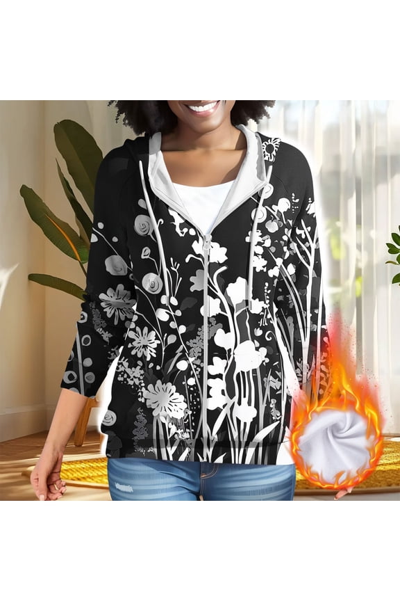 Women's Lightweight Athletic Jacket Raglan Sleeve Hooded Pocket Zipper Sweater Casual Wear