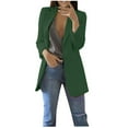thumbnail image 1 of Women's Lightweight Blazer Jackets Open Front One Button Regular Office Blazer Boyfriend Blazer Jacket for Women Plus Size, 1 of 5