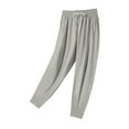 thumbnail image 1 of Women's Lightweight Breathable Casual Pants Loose Fit Yoga Straight Leg Jogger for Daily Wear Sports Outdoor Summer Spring Fall Comfortable Stretchy, 1 of 2