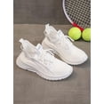 thumbnail image 1 of Women's Lightweight Breathable Casual Sports Shoes for Comfortable Running & Fitness, White Sneakers All Season., 1 of 10