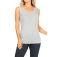 thumbnail image 1 of Women's Lightweight Casual Sleeveless Scoop Neck Solid Basic Camisole Tank Top, 1 of 1