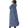 thumbnail image 1 of Women's Lightweight Coat Warm Long-Sleeve Full-Zip Water-Resistant Packable Hooded Jackets Coat with Lightweight Jacket, 1 of 3