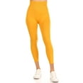 thumbnail image 1 of Women's Lightweight Control Stretch High Waist Capri Solid Workout Yoga Leggings, 1 of 4
