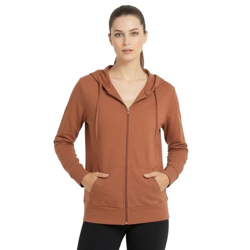 Women’s Lightweight Cotton Hoodie with Packets S-3XL Full Zip Cotton Blend Drawstring Zipper Hooded Sweatshirt Jacket Regular & Plus Size Casual Womenswear Activewear
