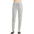 thumbnail image 1 of Women’s Lightweight Everyday Cotton Joggers, Sweatpants, Heather Grey S, 1 Pack, 1 of 4