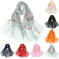thumbnail image 1 of Women's Lightweight Floral Scarf Spring Sunscreen Fashion Shawl Wrap, 1 of 5