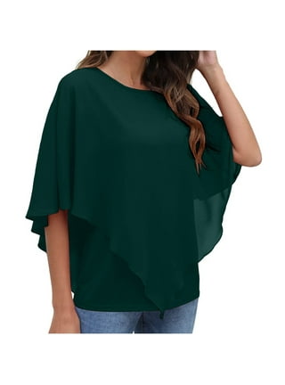Dressy poncho tops cheap