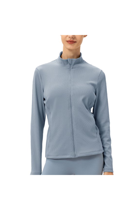 Womens Lightweight, Full Zip Running Track Jacket,