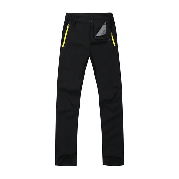 Wo-Fusoul Women's Lightweight Hiking Pants - Stretch Water-Resistant Trail Pants with Pockets for Outdoor, Travel & Casual Wear