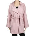 thumbnail image 1 of Women's Lightweight Hooded Trench Coat, 1 of 5