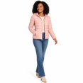 thumbnail image 1 of Women's Lightweight Hooded Puffer Jacket, Short Slim Fit Casual Winter Coat, 1 of 4