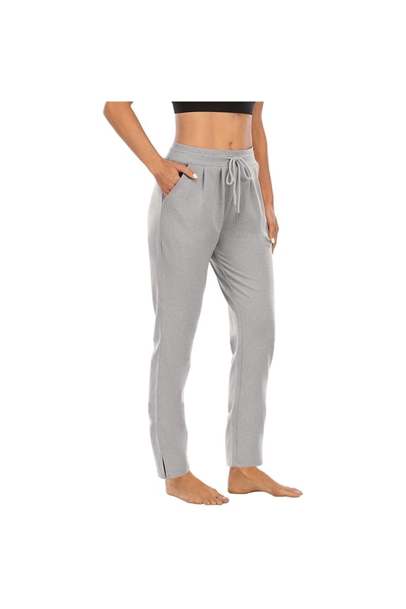 Women's Lightweight Joggers Track Pants Drawstring Running Sweatpants Solid Workout Jogging Pants 2025