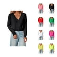 thumbnail image 1 of Women's Lightweight Knit Cardigan Long Sleeve Short V Neck Open Front Sweater Casual Wear With Pockets For Spring Fall Winter Cardigan Sweaters for Women, 1 of 2
