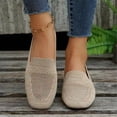 thumbnail image 1 of Women's Lightweight Knitted Loafers Casual Flat Shoes Comfortable Boat Shoes Flat Bottomed Breathable Shoes, 1 of 3