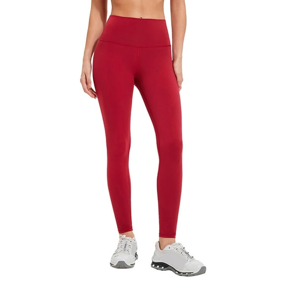 Women's Lightweight Leggings Scrunch Butt Lifting Solid Color High Waisted Tight fit Long Yoga Pants Cycling Workout Athletic Leggings