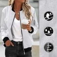thumbnail image 1 of Women's Lightweight Lined Jacket Solid Color Waterproof Windproof for Autumn Outdoor​​, 1 of 8