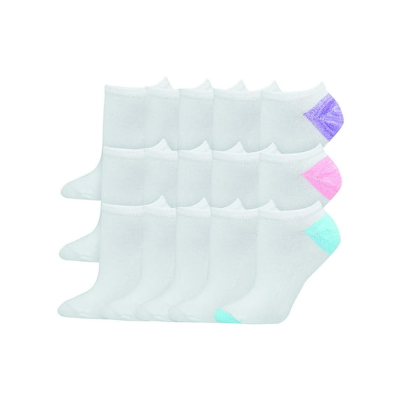Women's Lightweight No Show Socks, 15 Pack