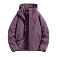 thumbnail image 1 of Women's Lightweight Rain Jacket Winter Casual Fashion Raincoat Solid Corduroy Irregular Cardigan Jacket Long Sleeve Coat Top, 1 of 3