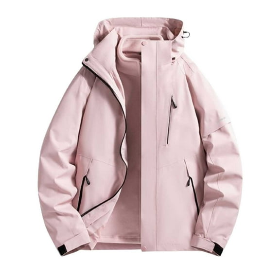 Women's Lightweight Rain Jacket Winter Casual Fashion Raincoat Solid Corduroy Irregular Cardigan Jacket Long Sleeve Coat Top