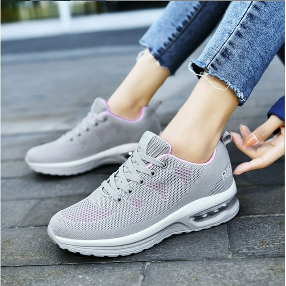 Women's Lightweight Running Sneakers - Air-Cushioned Design