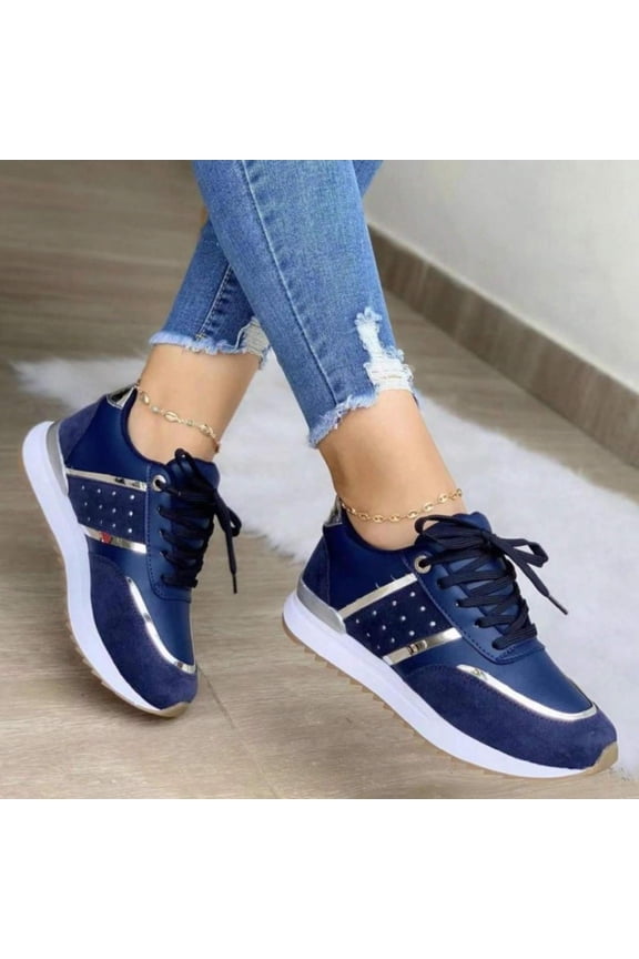 Women’s Lightweight Running & Walking Sneakers - Comfortable Non-Slip, Casual Orthopedic Work Shoes