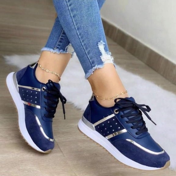 Women’s Lightweight Running & Walking Sneakers - Comfortable Non-Slip, Casual Orthopedic Work Shoes