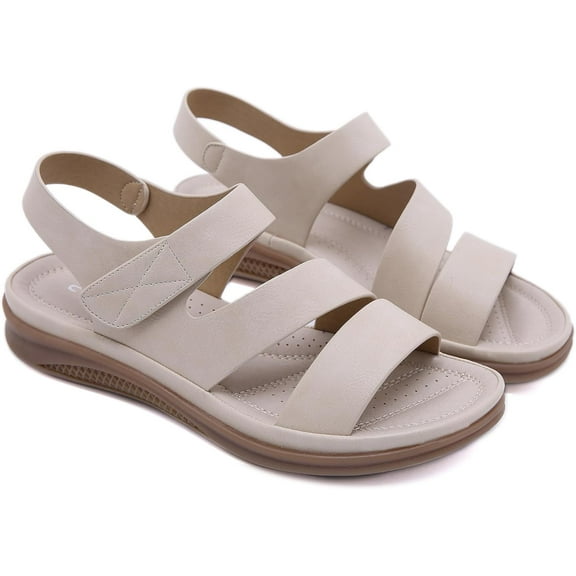 Women's Lightweight Shoes, For Women  Summer  Shoes,Comfort Leather Strap foot arch pad